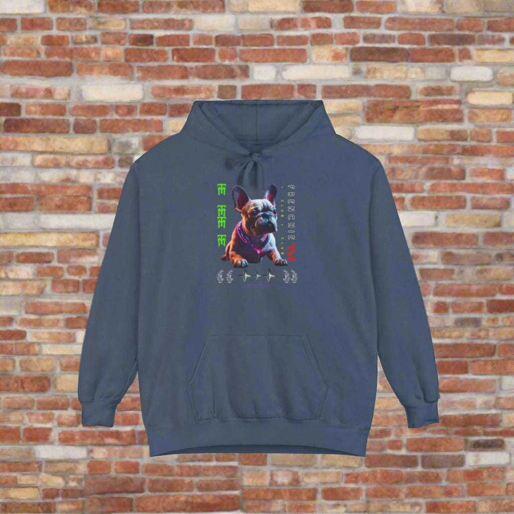 frenchie hoodie french bulldog garment white dog hoodie blue