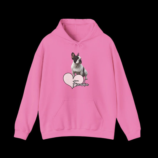 frenchie hoodie frenchie french bulldog clothes sweatshirt dog pink