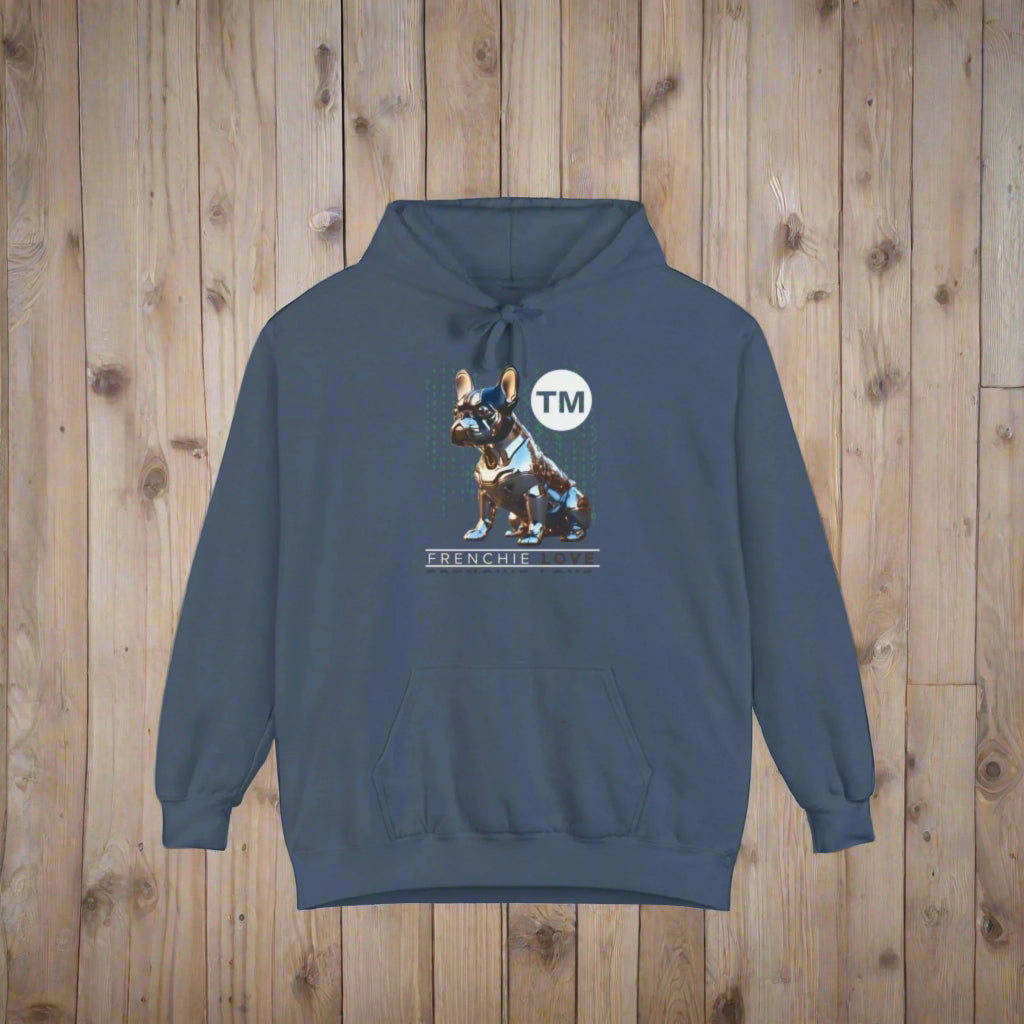 frenchie_love_metalic_french_bulldog_premium_hoodie blue dark