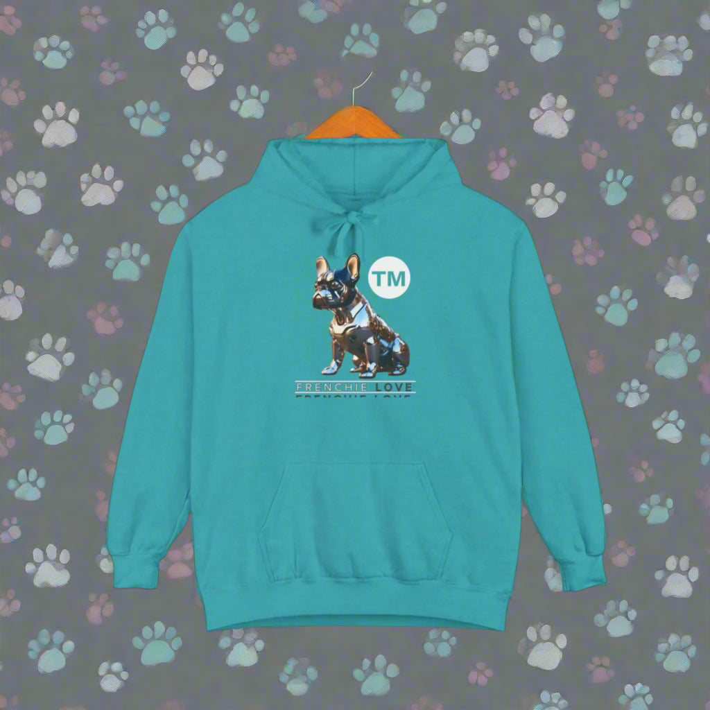 frenchie_love_metalic_french_bulldog_premium_hoodie light blue