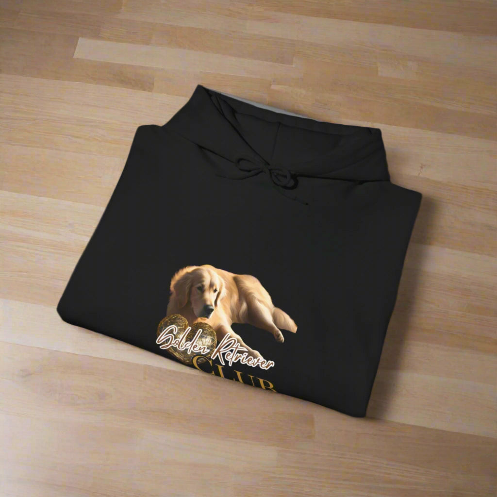 pink golden_retriever_dog_hoodie_sweatshirt_premium_best black closeup