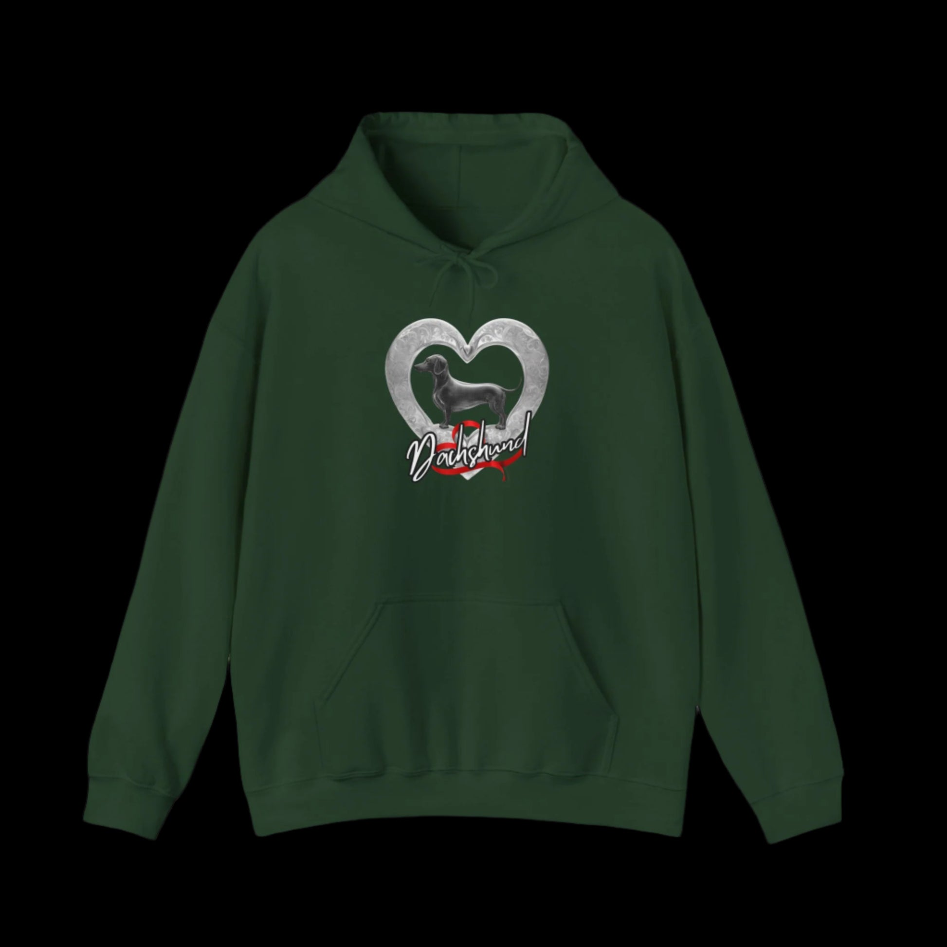 green best dachshund hoodie clothes sweatshirt premium sausage dog