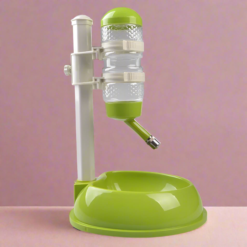 green dog bowl auto feeder