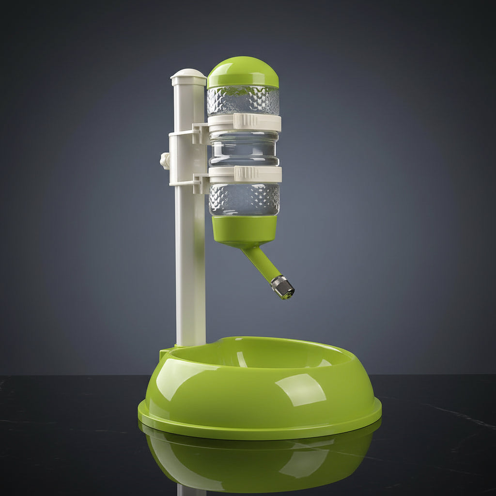 green dog bowl auto feeder