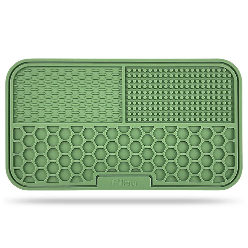 green Dog Lick Mats slow feeder. - Sniff Waggle And Walk