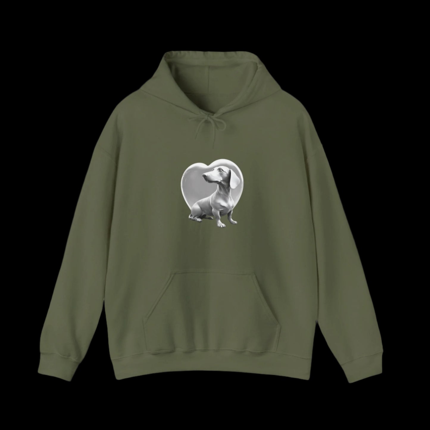green sausage dog dachshund dog lover hoodie sweatshirt clothes