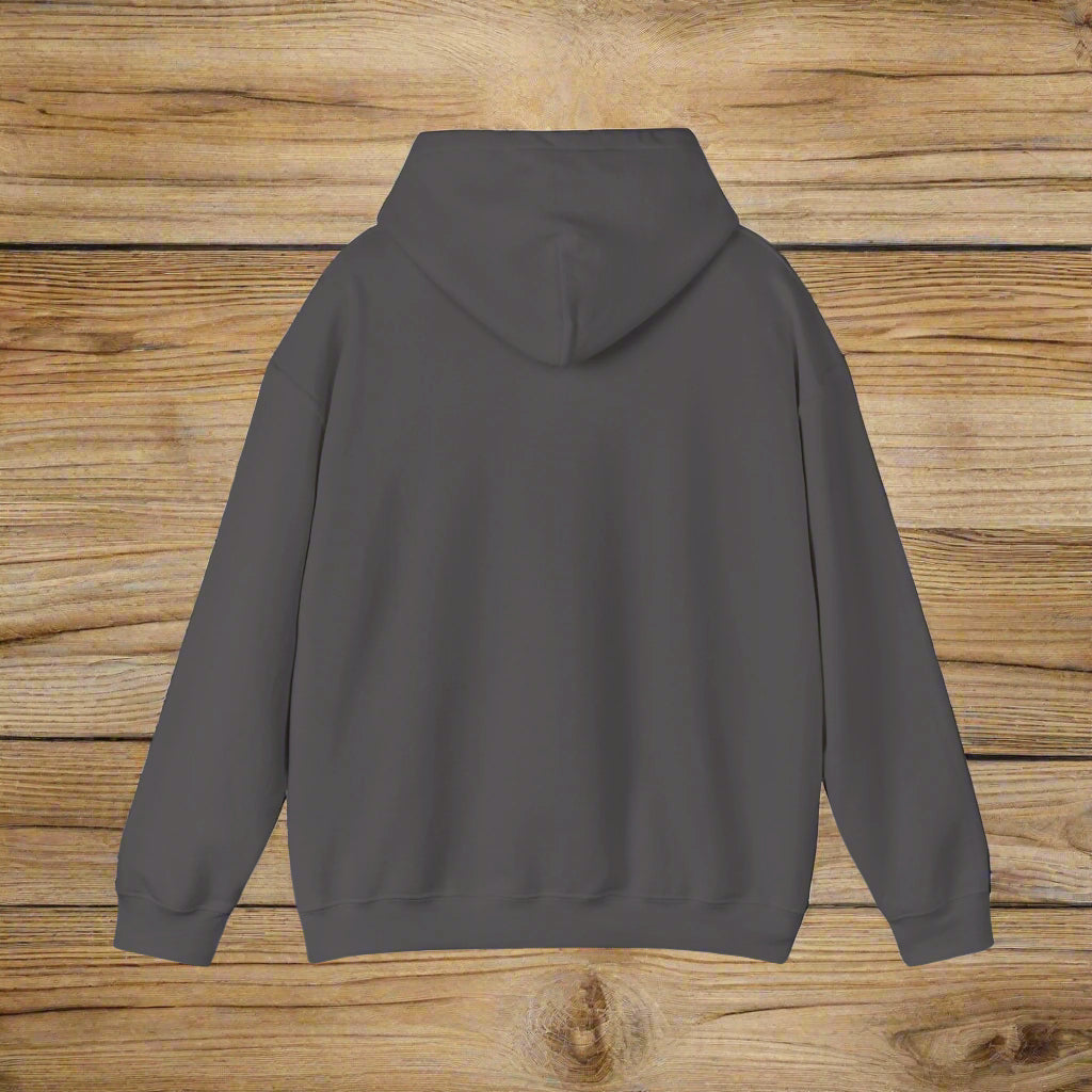 Unisex Blend™ "All you need is love and a dog." Hooded Sweatshirt - Sniff Waggle And Walk gray
