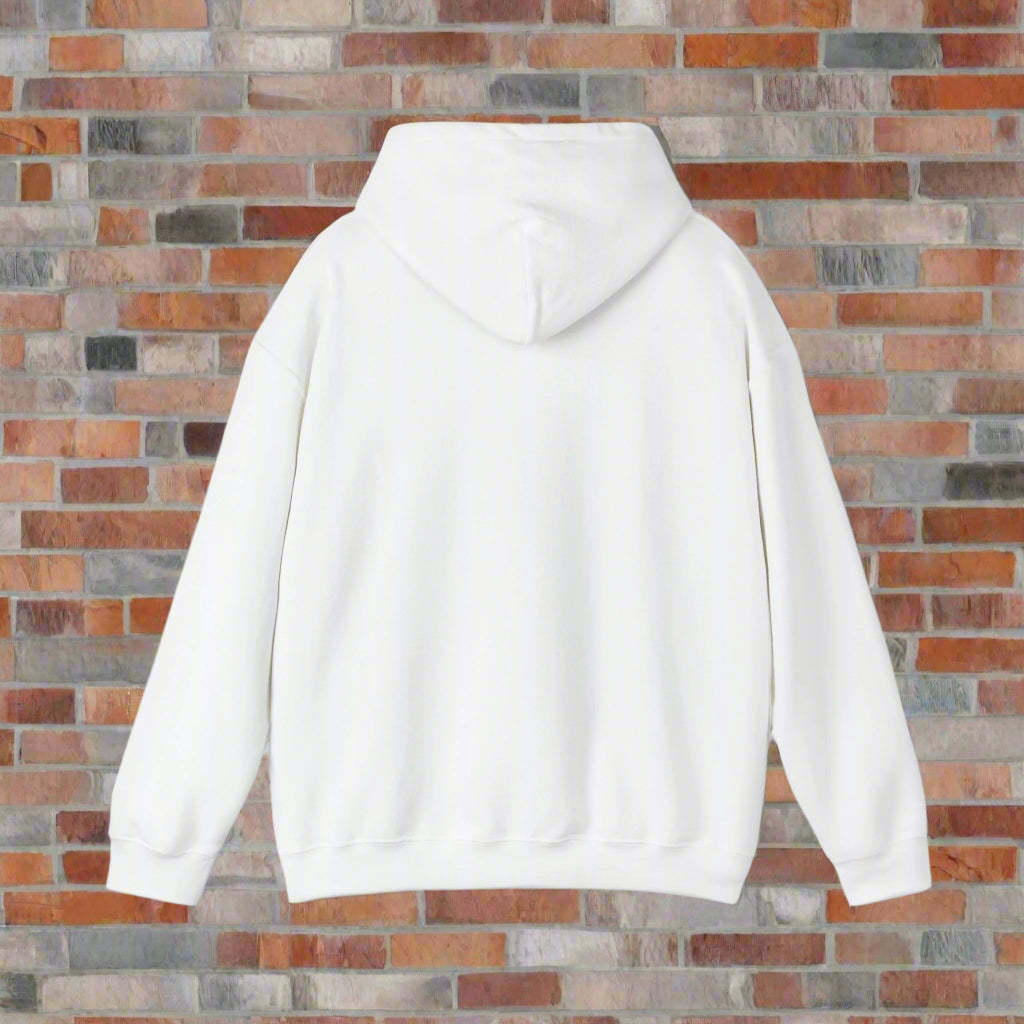 hood back view hood down white