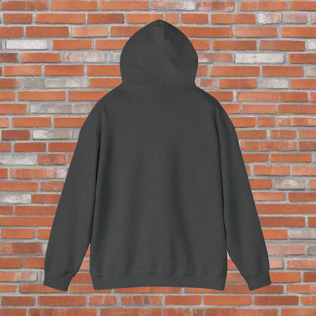 hood up dog walking hoodie eco gray