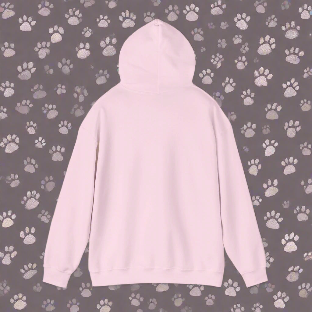 Unisex Blend™ "Life is better with a dog." Hooded Sweatshirt - Sniff Waggle And Walk hood up hod up dog lover