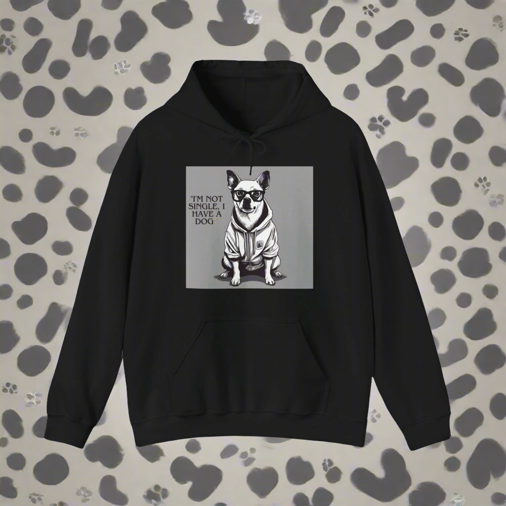 best hooded sweatshirt dog lover gift black