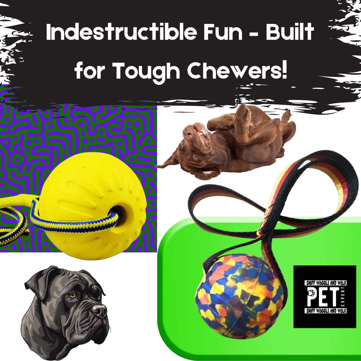 indestructable dog toy