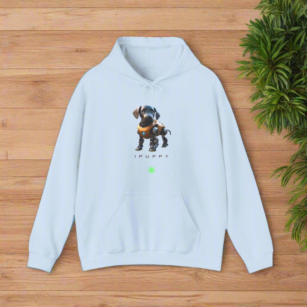 ipuppy puppy robot hoodie blue