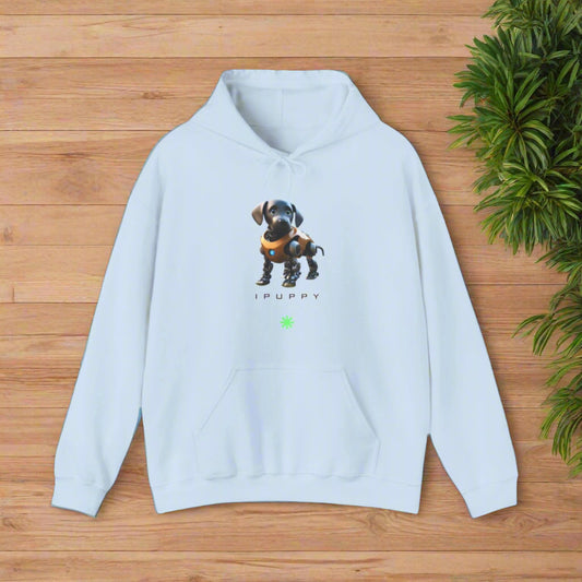 ipuppy puppy robot hoodie blue