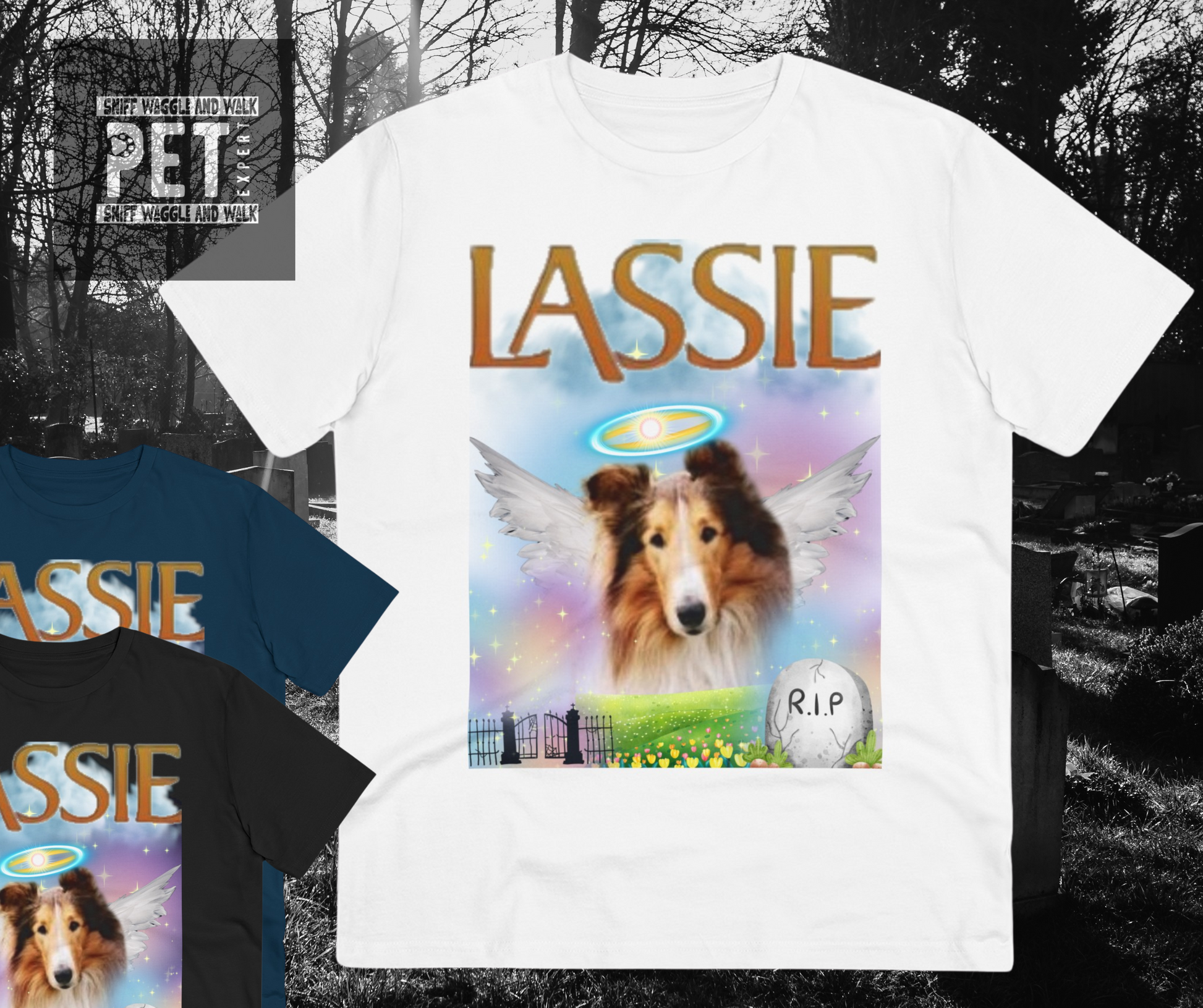 lassie dog t-shirt