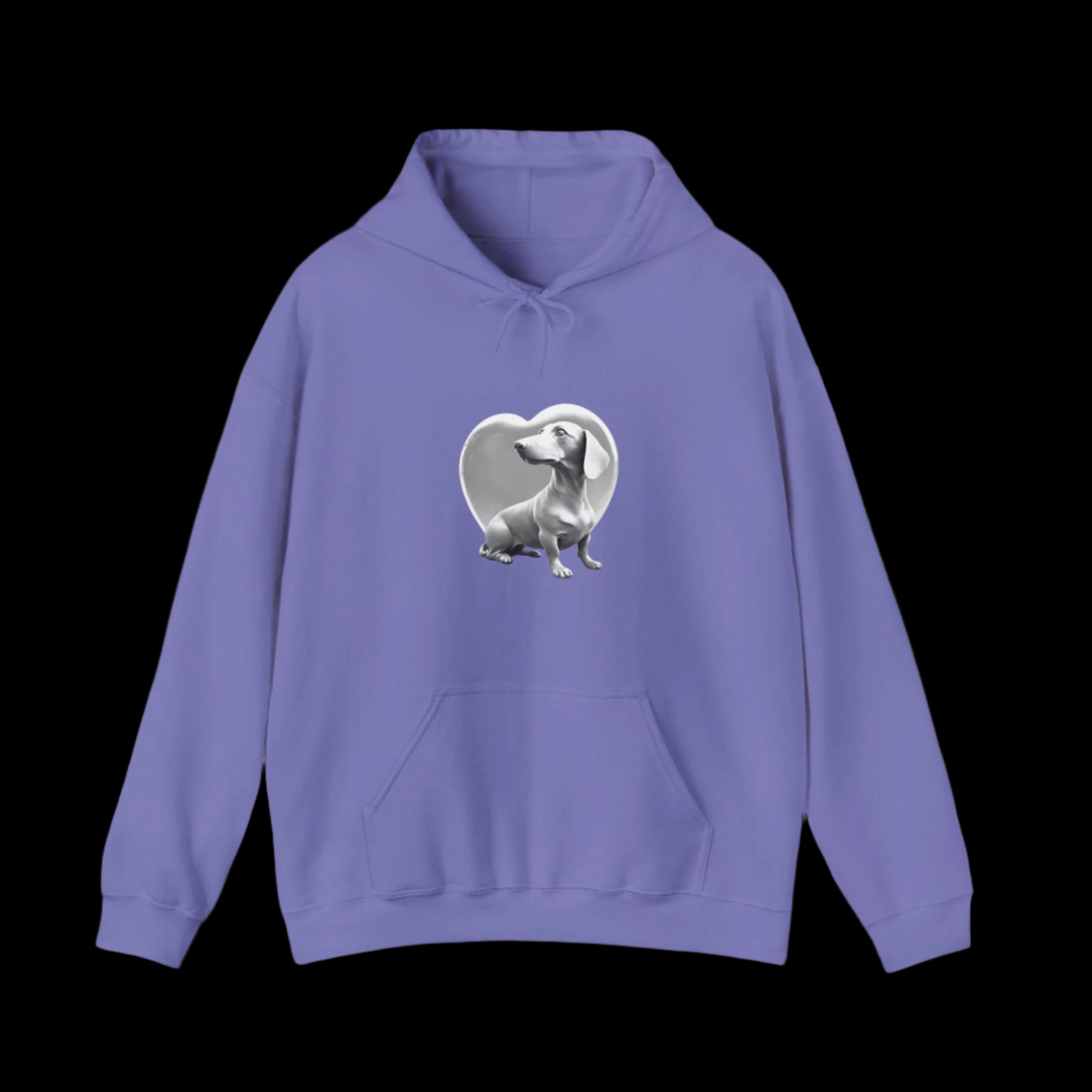 light purple sausage dog dachshund dog lover hoodie sweatshirt clothes