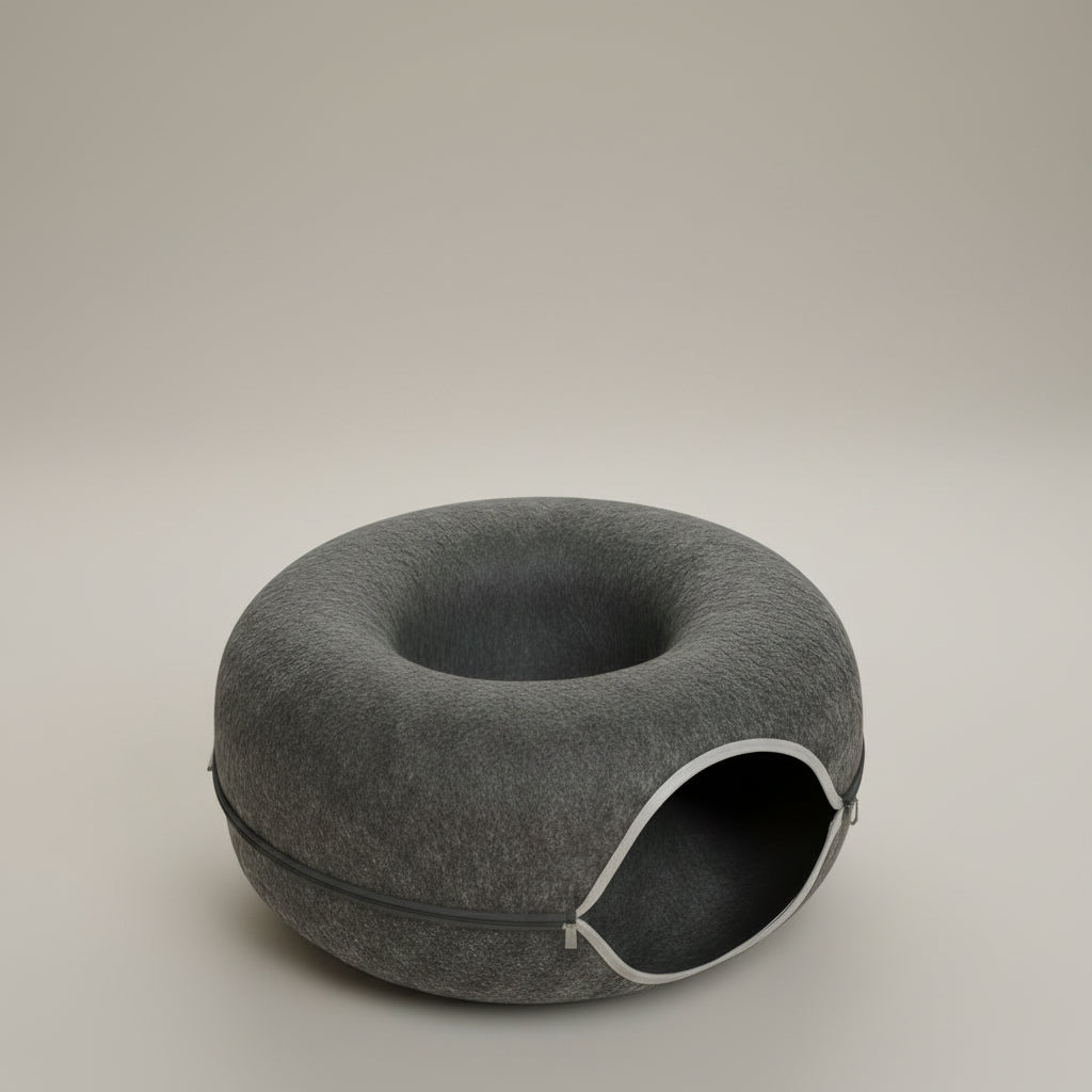 pawden pod grey cat tunnel
