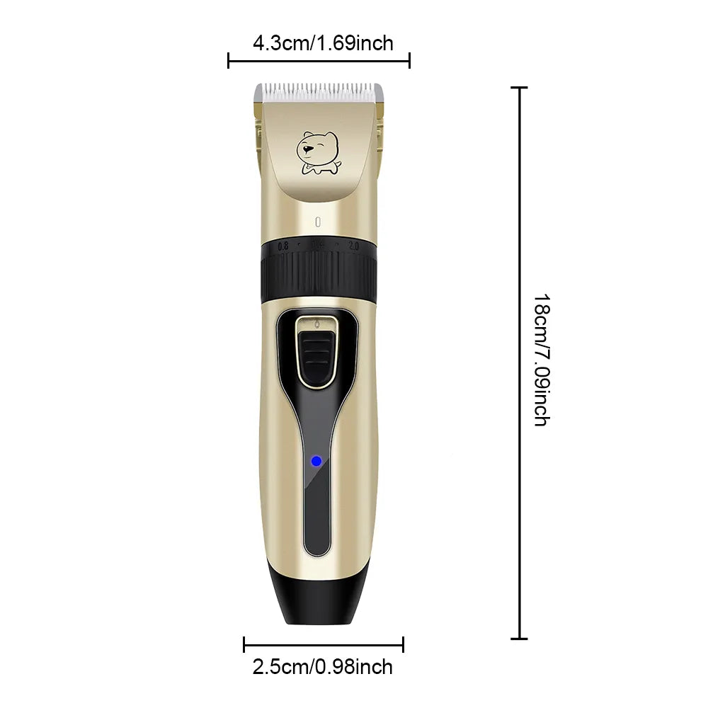 pet dog Electrical Grooming Trimmer USB Rechargeable Low Decibel. - Sniff Waggle And Walk