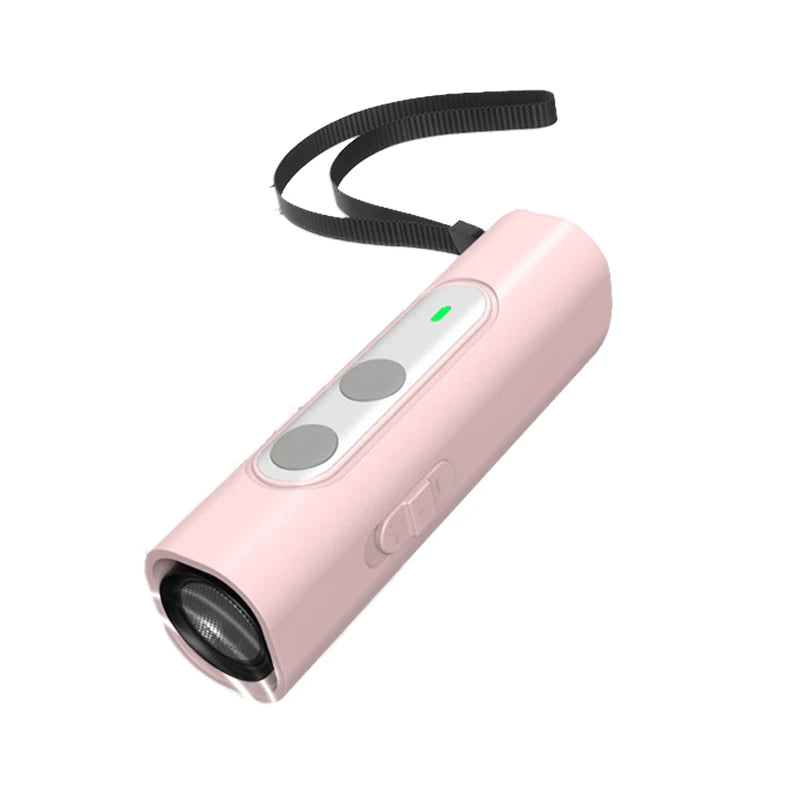pink Anti Barking Device. - Sniff Waggle And Walk