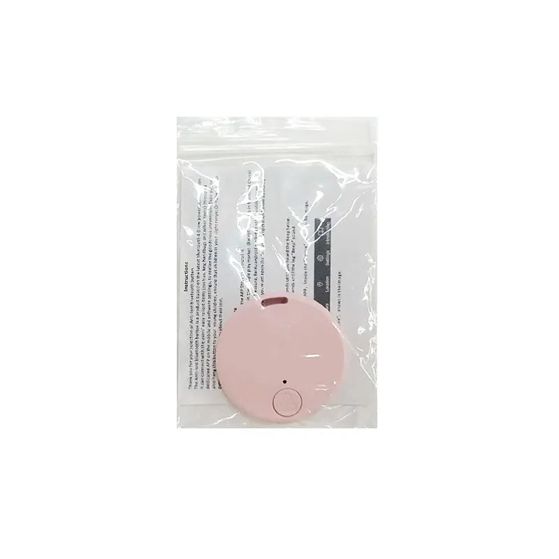 pink Mini GPS Tracker Bluetooth 5.0 for IOS/ Android Smart Finder Locator. - Sniff Waggle And Walk