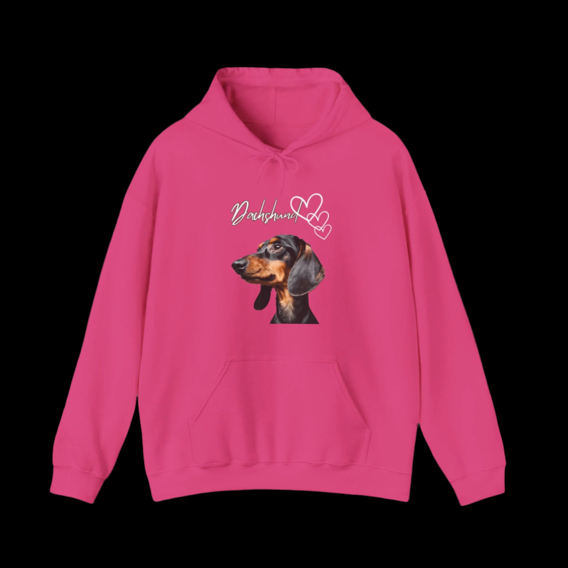 pink best quality dachshund sausage dog dog hoodies clothing