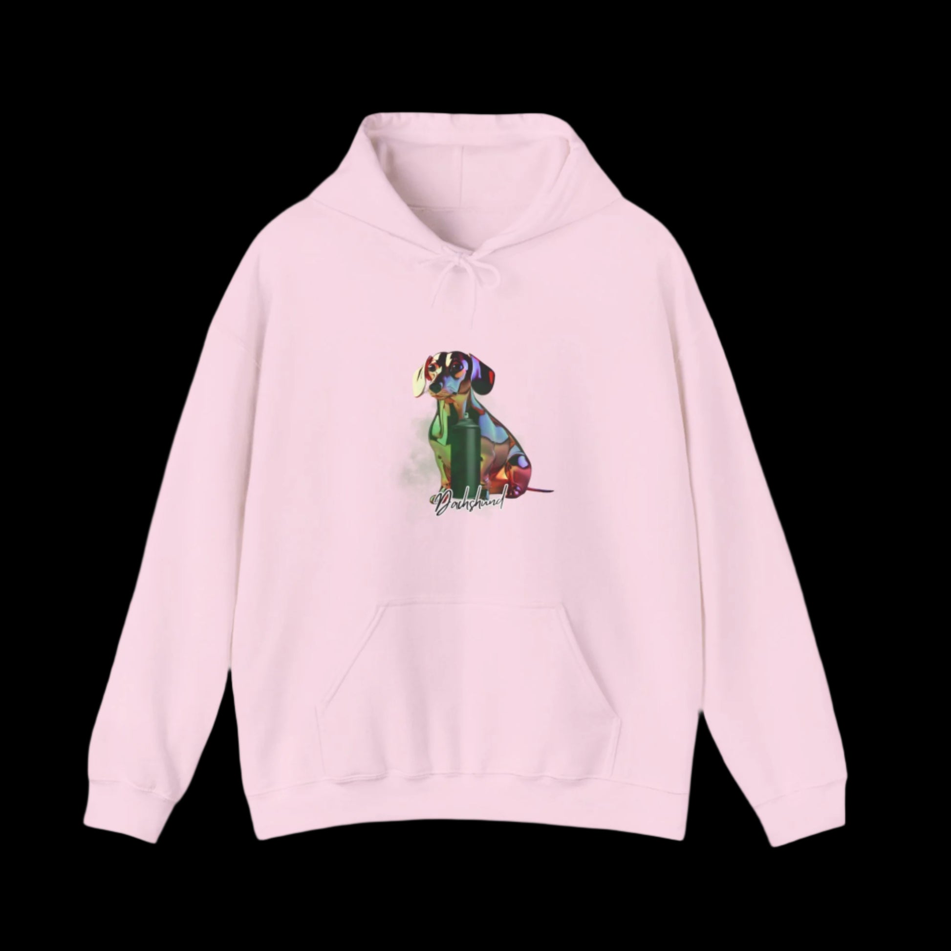 pink dachshund hoodie, dachshund lover gift, dog lover hoodie, cozy dog hoodie pink