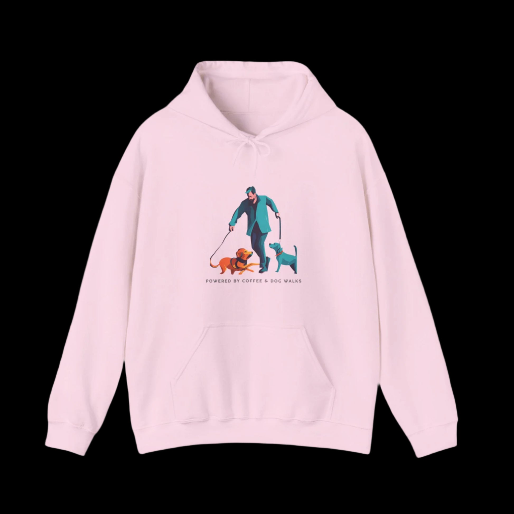 pink dog walking hoodie dog clothing beige