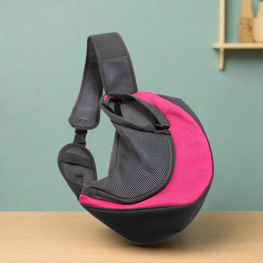 pink Pet Carrier. - Sniff Waggle And Walk