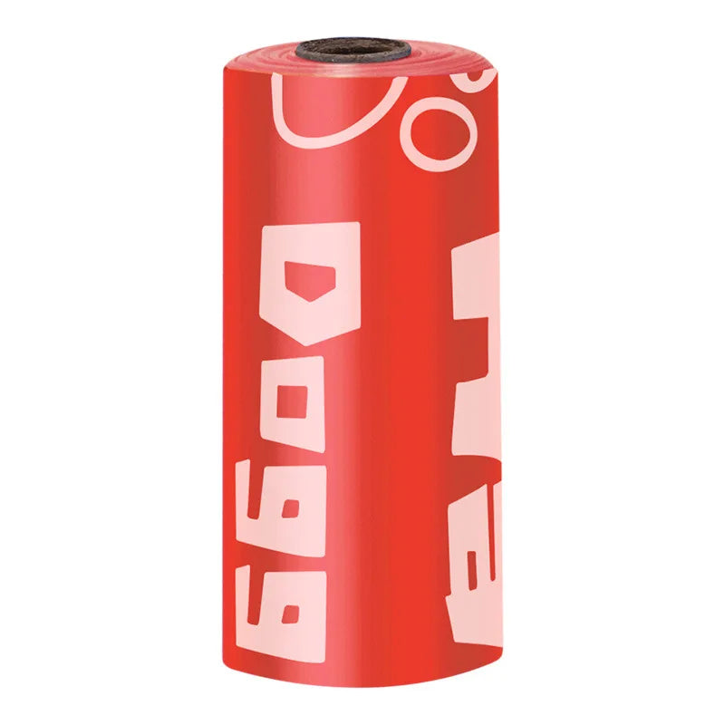 red poo bags Biodegradable Poop Bags. - Sniff Waggle And Walk