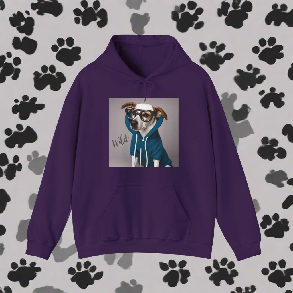 premium eco friendly dog walkers hoodie gifts purple
