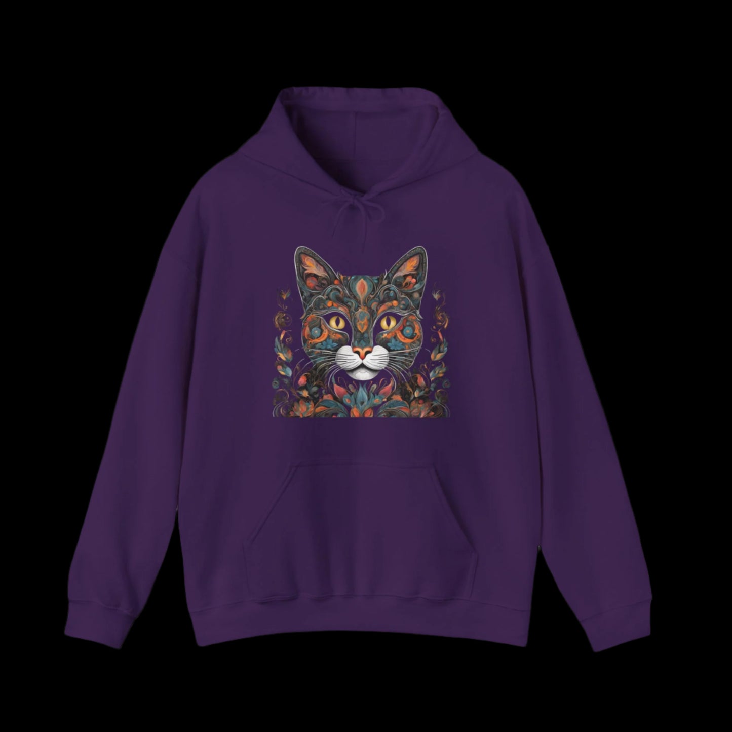 purple cat hoodie cat lovers clothes pussy clothes