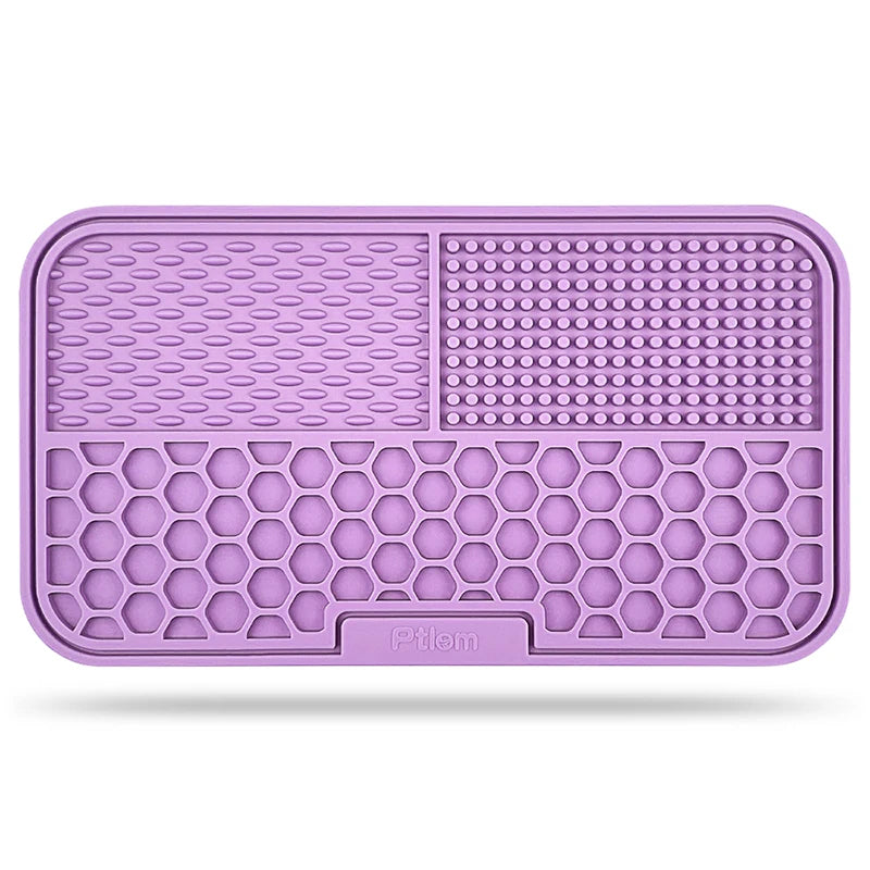 Dog Lick Mats slow feeder. - Sniff Waggle And Walk purple