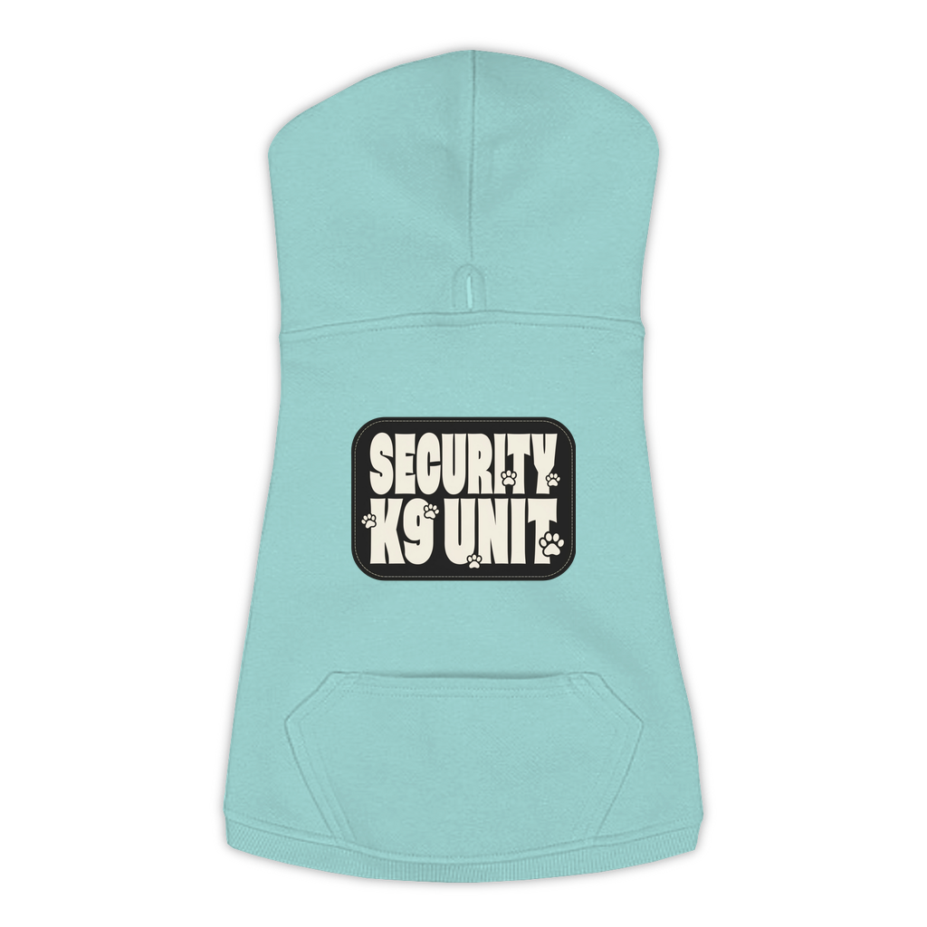 Security K9 Unit Dog Hoodie — Saltwater, Large Sizes (L-3XL)