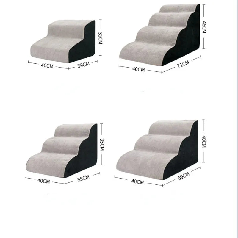 pet steps Memory Foam Dog Sofa Stairs - Sniff Waggle And Walk