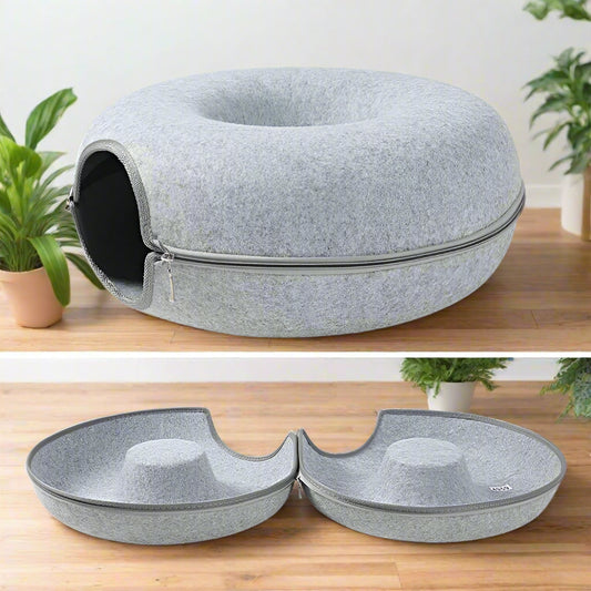 snuggle pod cat bed