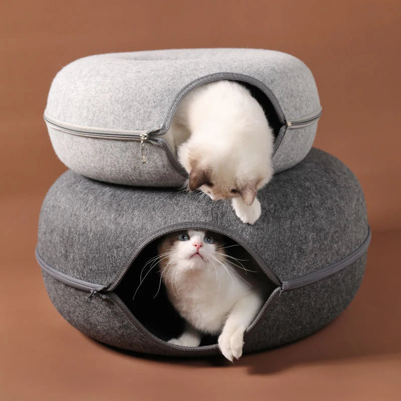 snuggle pod cat bed