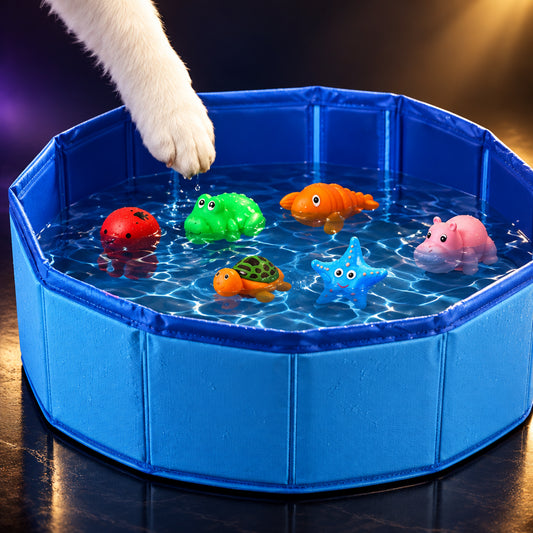 SplashPaw foldable pet paddling pool for cats and small dogs, photo 2