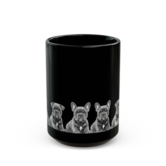 Staffie coffee mug front view