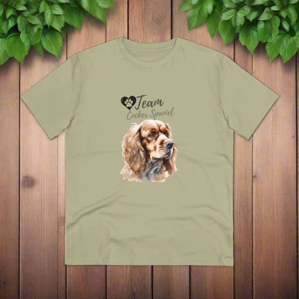 "TEAM COCKER SPANIEL"team cocker spaniel tshirt