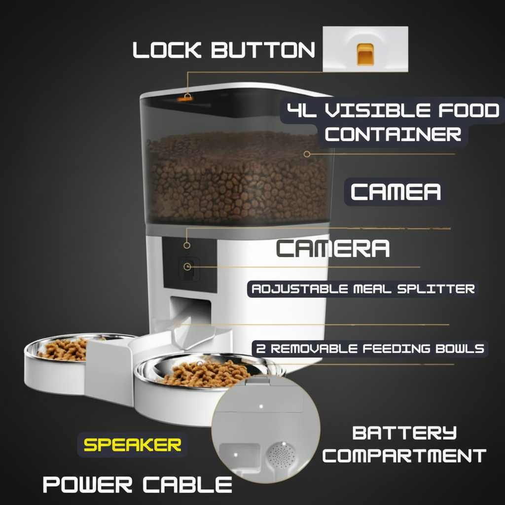 the best auto cat feeder wifi instructions