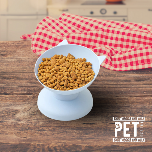 Ergonomic Elevated Pet Bowl – Comfort-Focused Feeding for Cats & Small Dogs