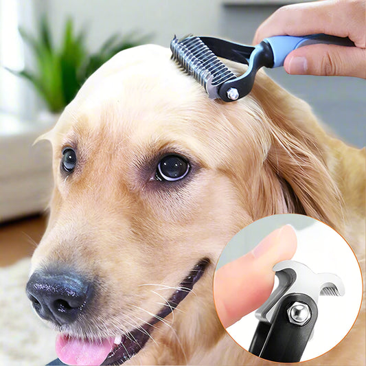 de knotting dog brush the best deshedding brush for dogs