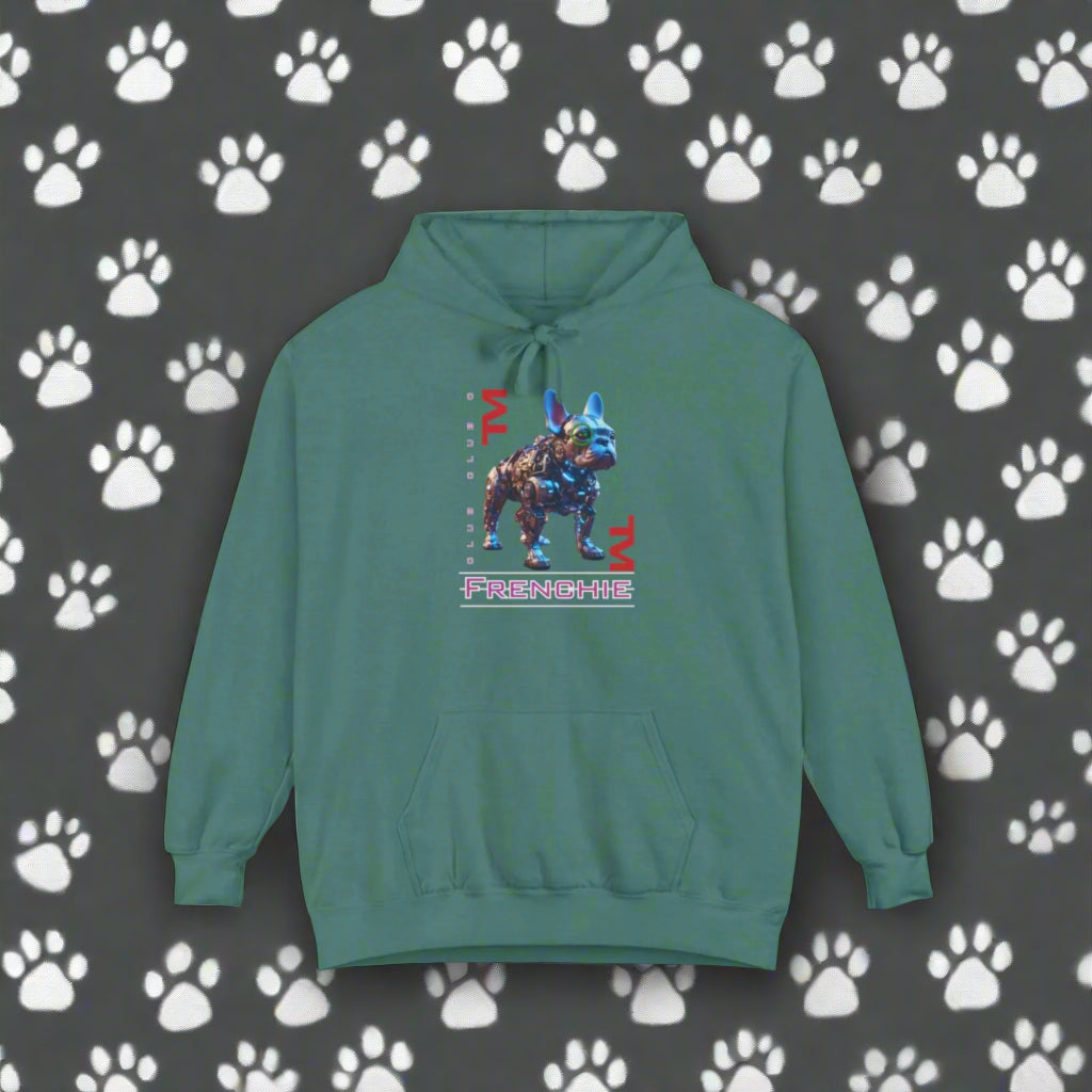 the best french bulldog hoodie green
