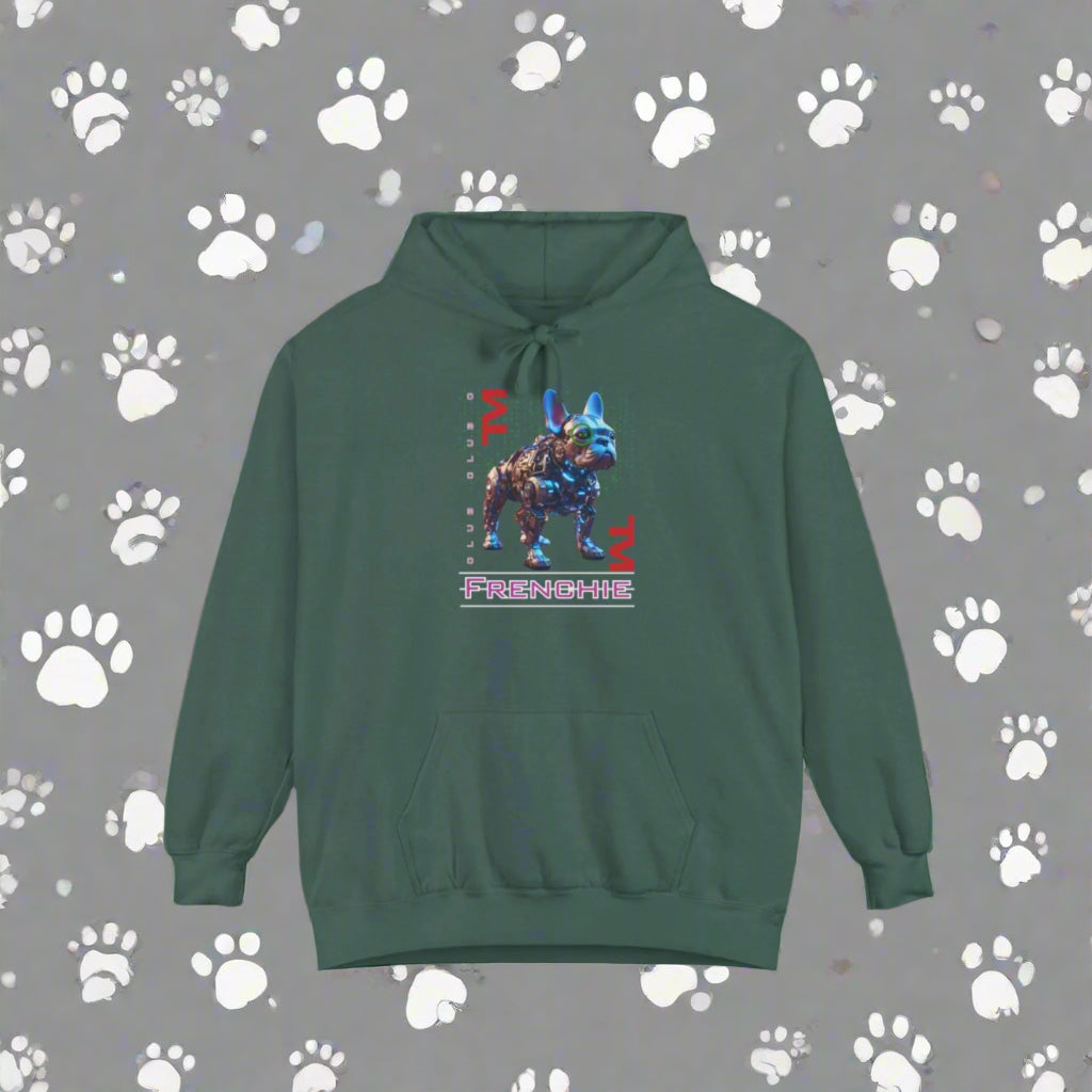 the best french bulldog hoodie green 2