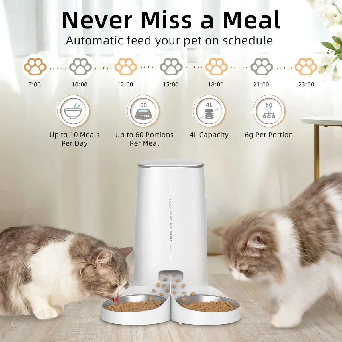 the best WiFi Auto Feeder For Cats and Dogs. - Sniff Waggle And Walk