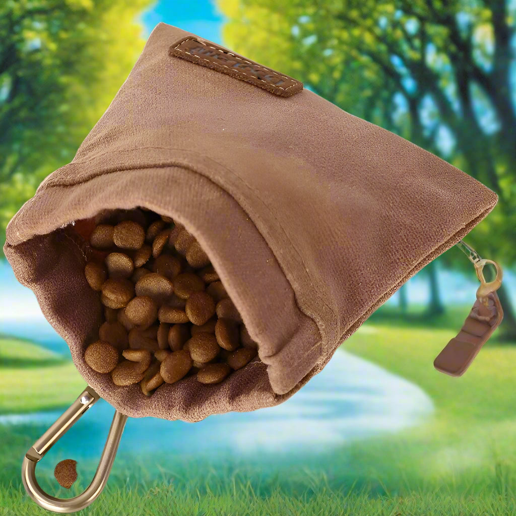 waterproof training treat Dog Training Snack Bag. - Sniff Waggle And Walk