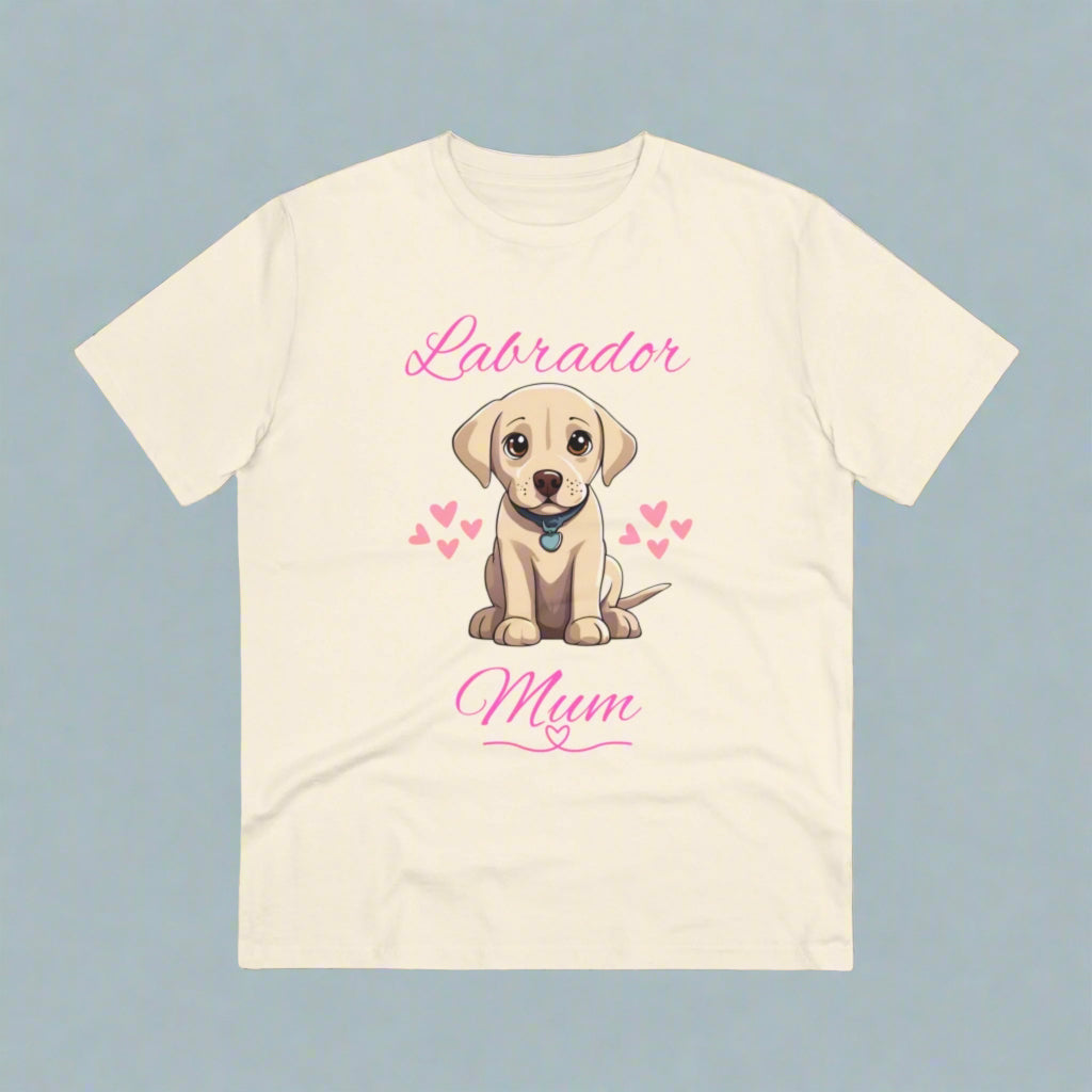 "LABRADOR MUM" Organic T-shirt - white