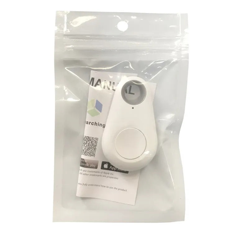 white Mini GPS Tracker Bluetooth 5.0 for IOS/ Android Smart Finder Locator. - Sniff Waggle And Walk