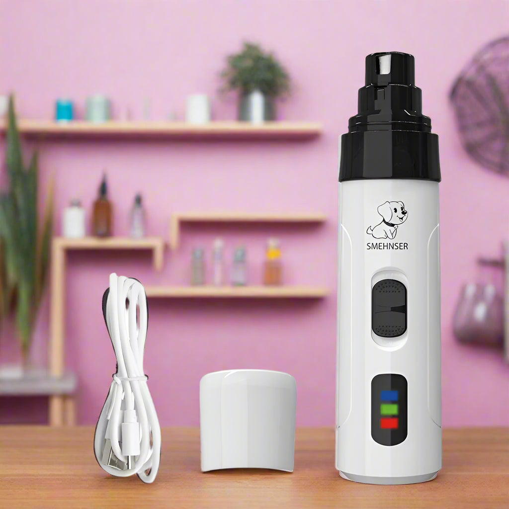 cat and dog USB Electric Pet Nail Clippers. - Sniff Waggle And Walk
