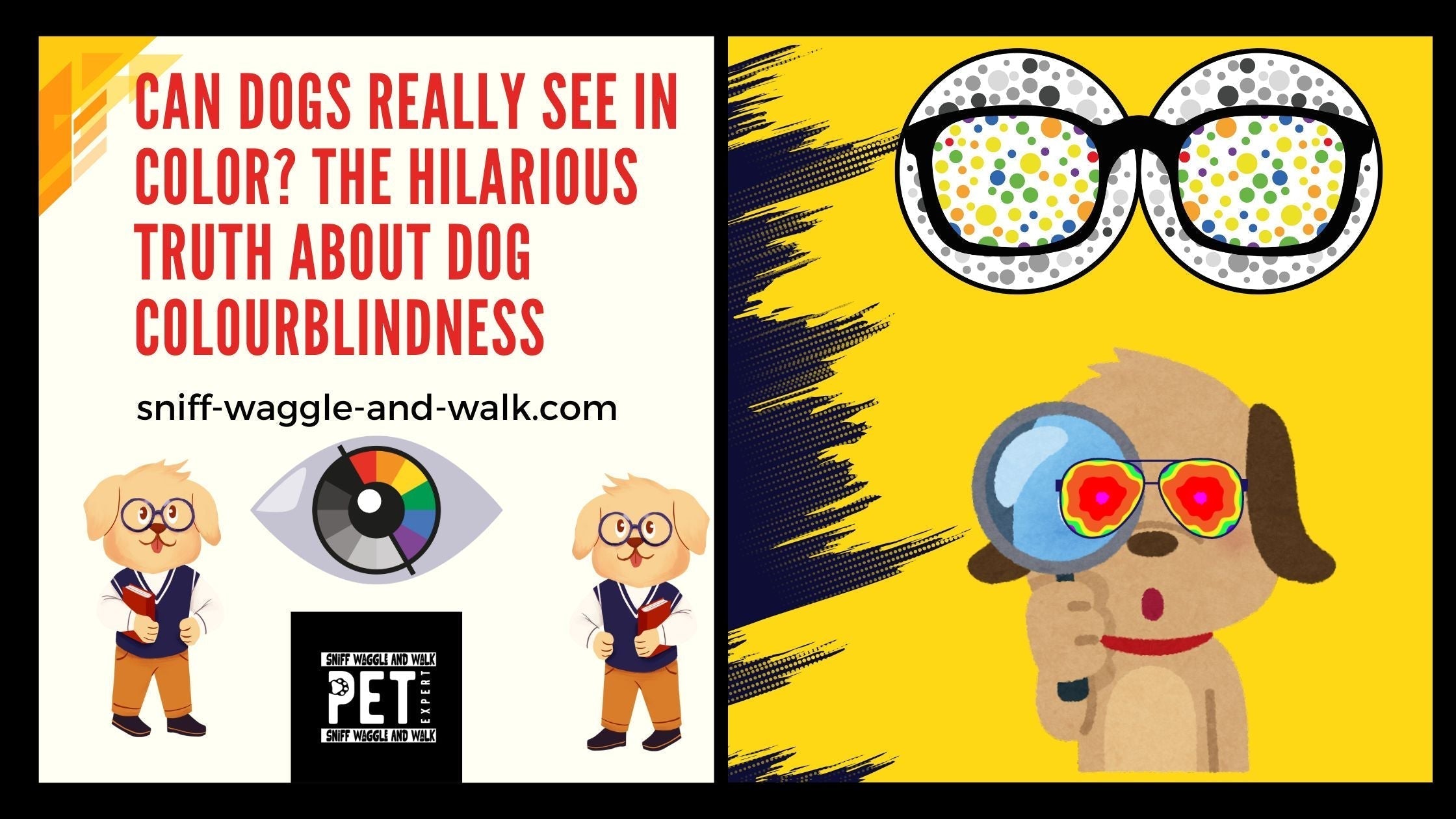 Dogs See Color Cartoon Can Dogs Really See in Color? The Truth About Dog Colourblindness ...